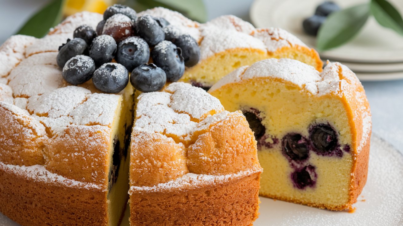 Lemon Blueberry Pound Cake