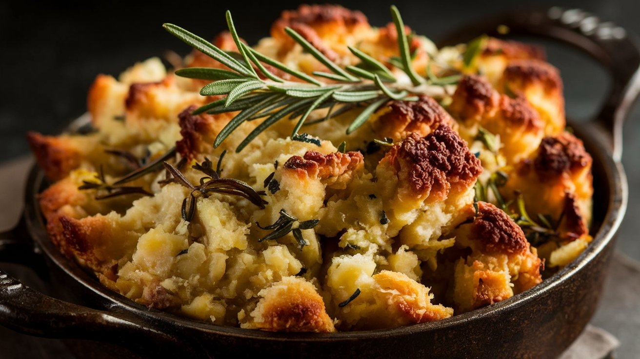 Crispy Thanksgiving Stuffing