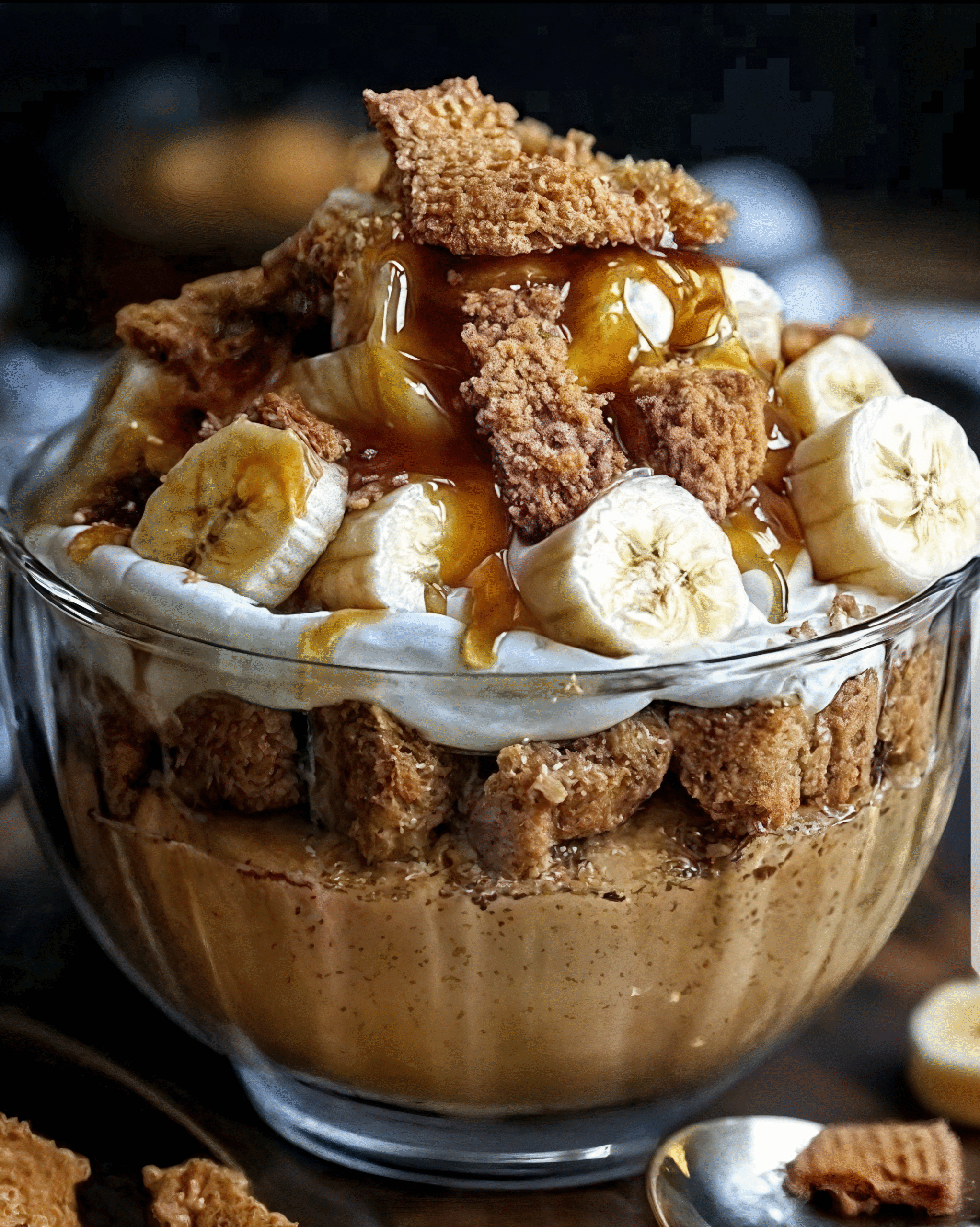 Best Biscoff Banana Pudding with Caramel