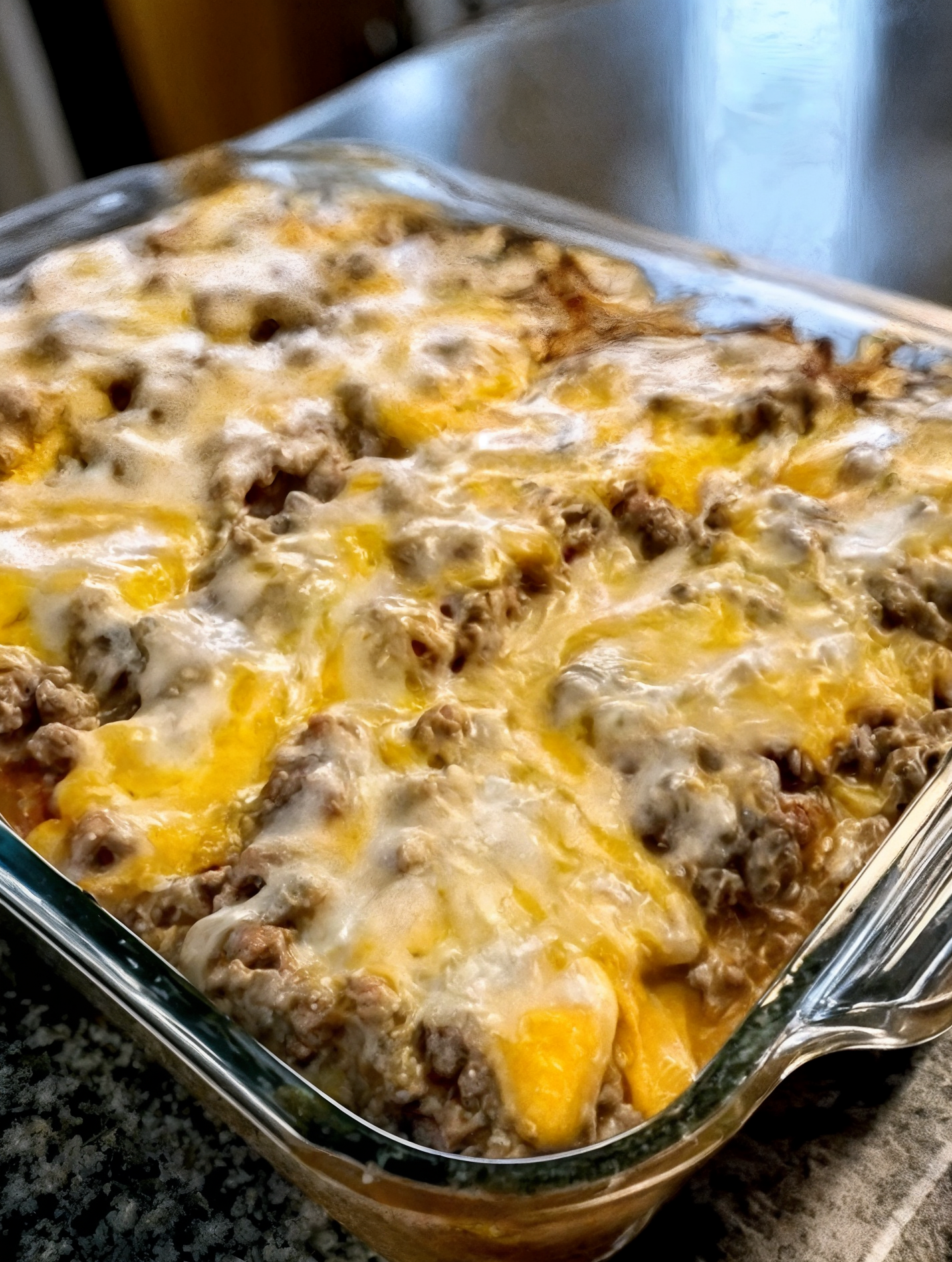 Amish Hamburger Steak Bake
