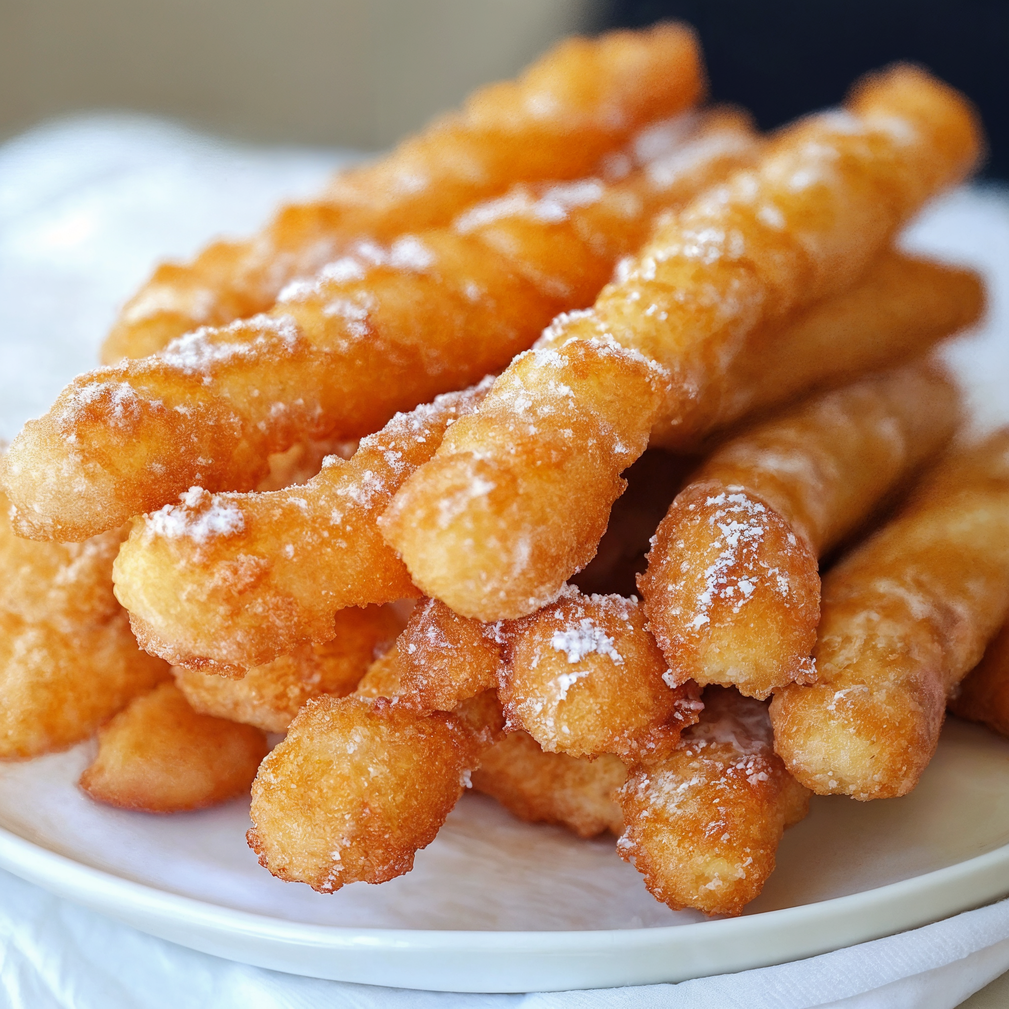 Crispy Funnel Cake Sticks Recipe
