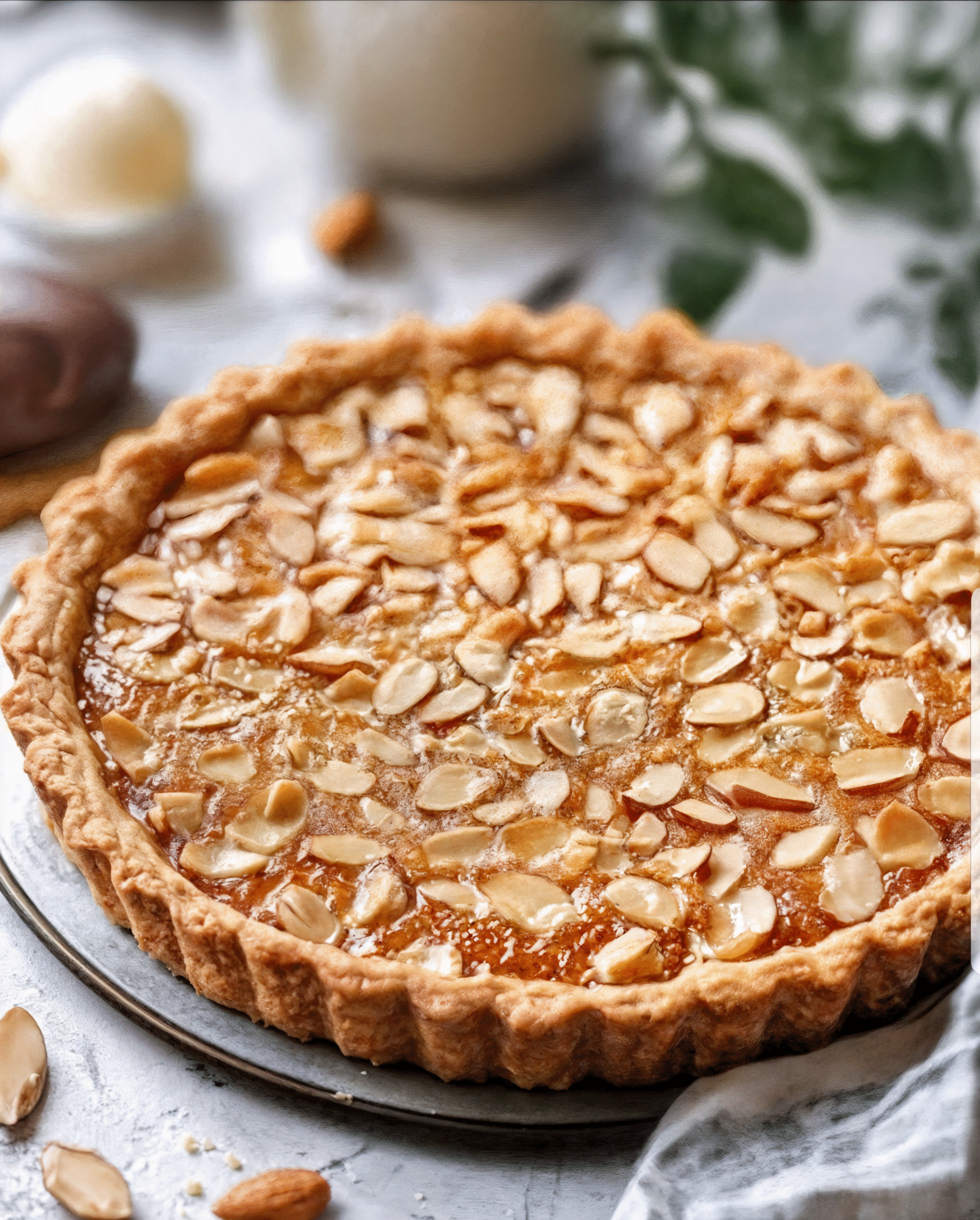 Almond Honey Tart Recipe