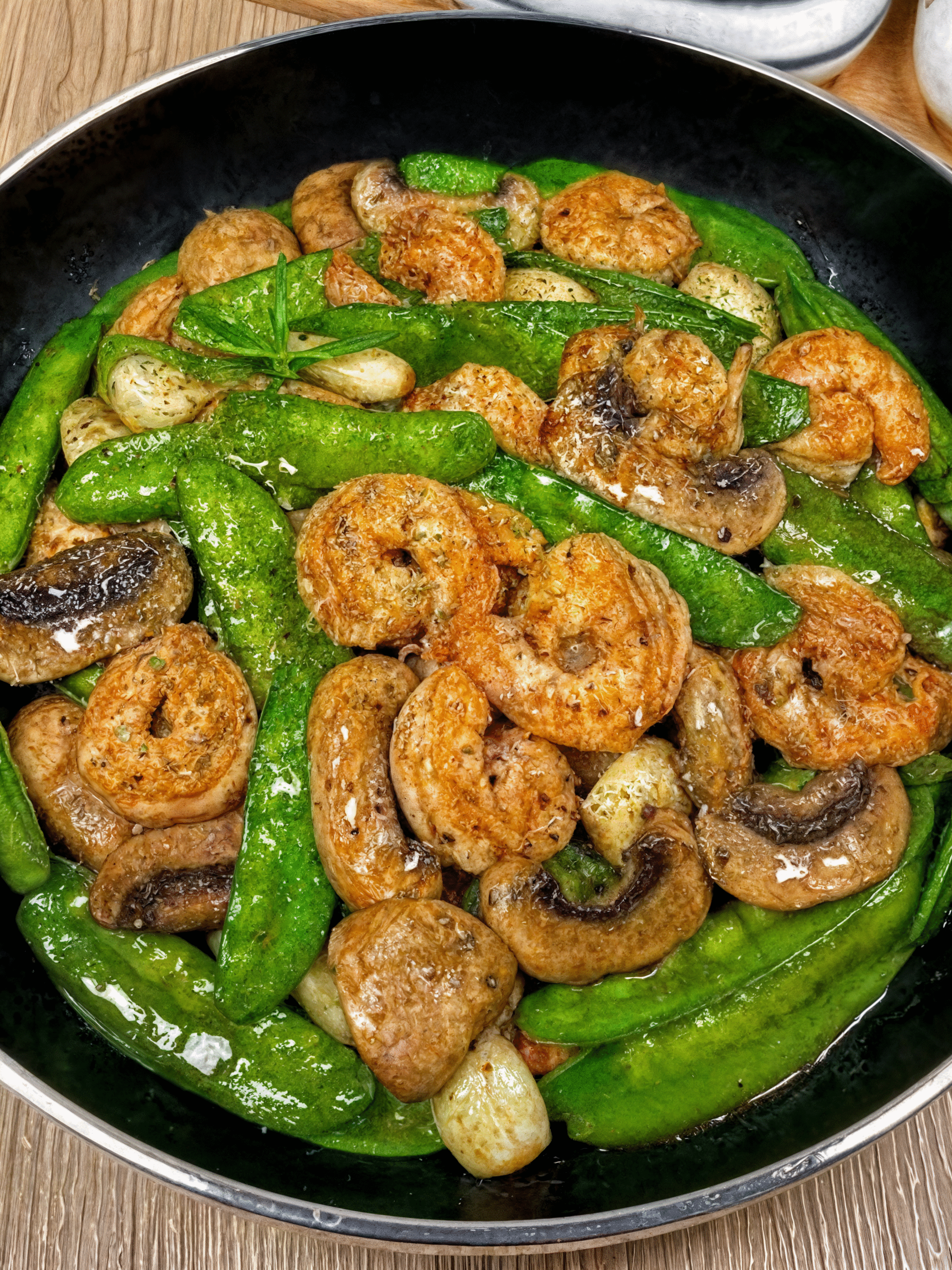 Shrimp and Snow Peas Stir-Fry