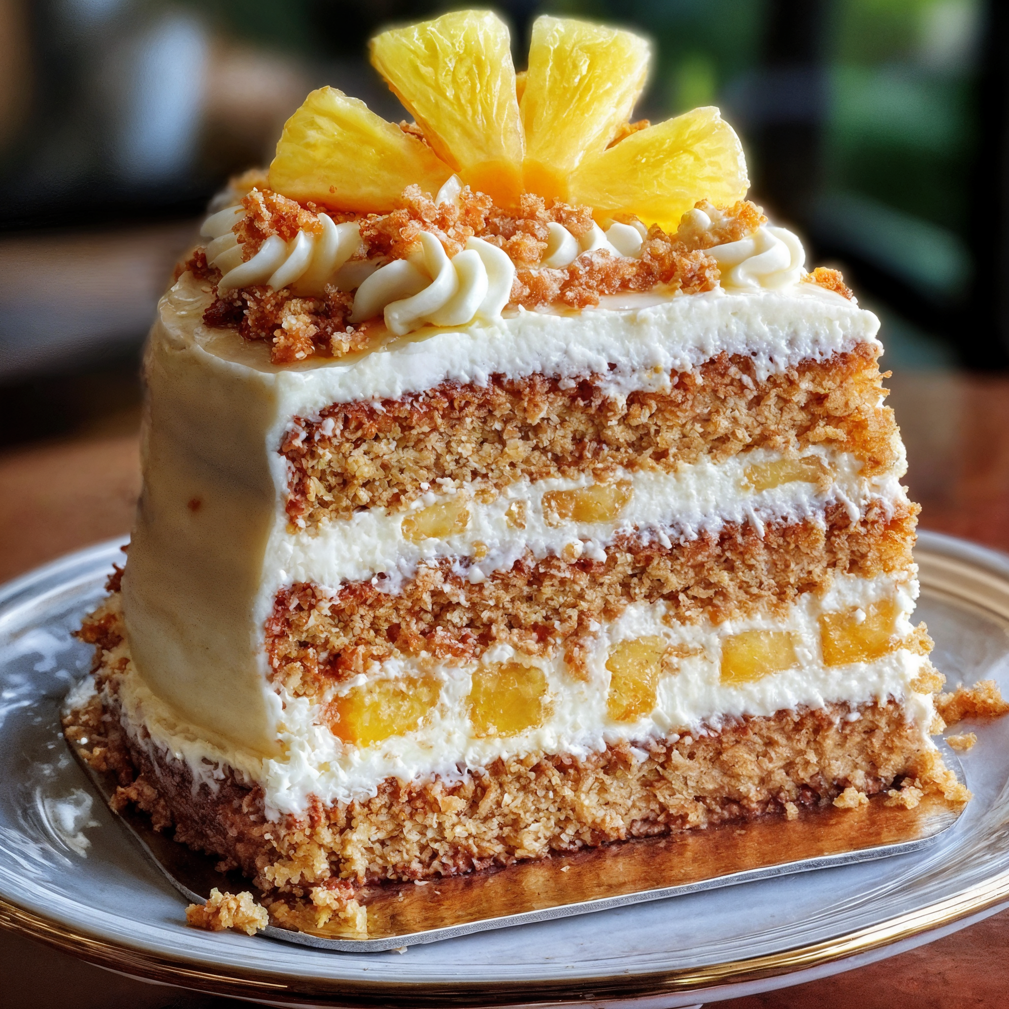 Hawaiian Carrot Pineapple Cake