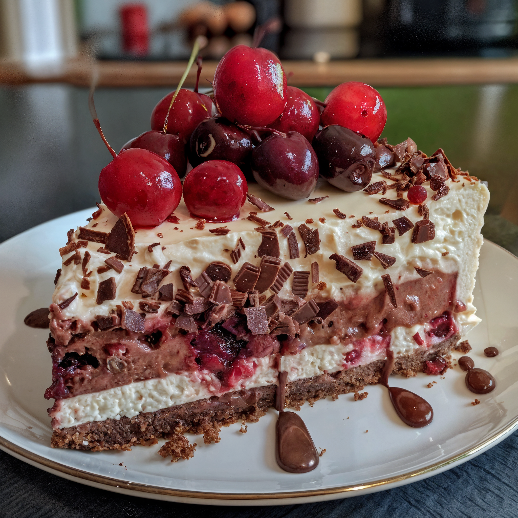 Black Forest Cheesecake Symphony recipe