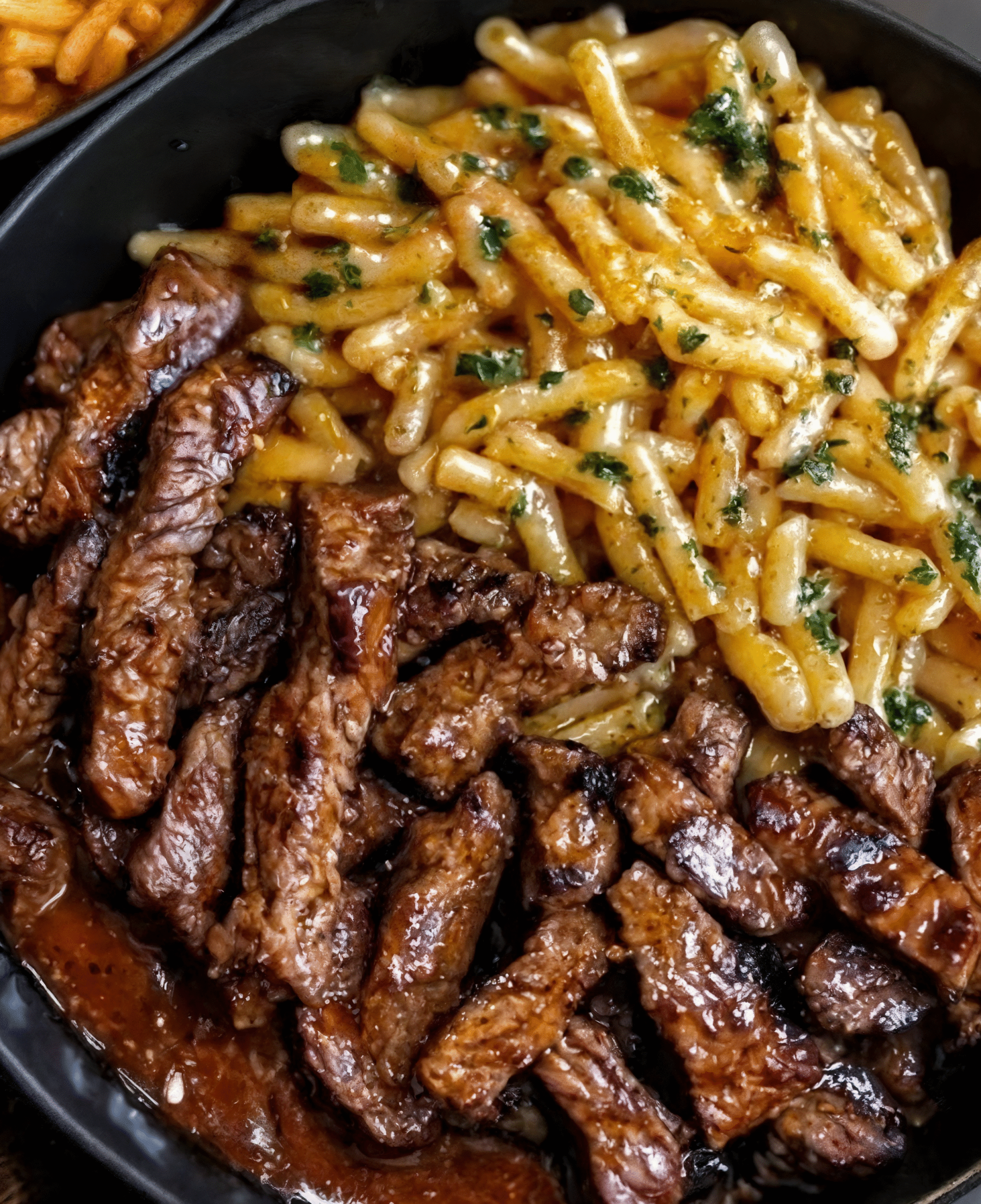One-Pot Smoky Honey BBQ Steak Pasta