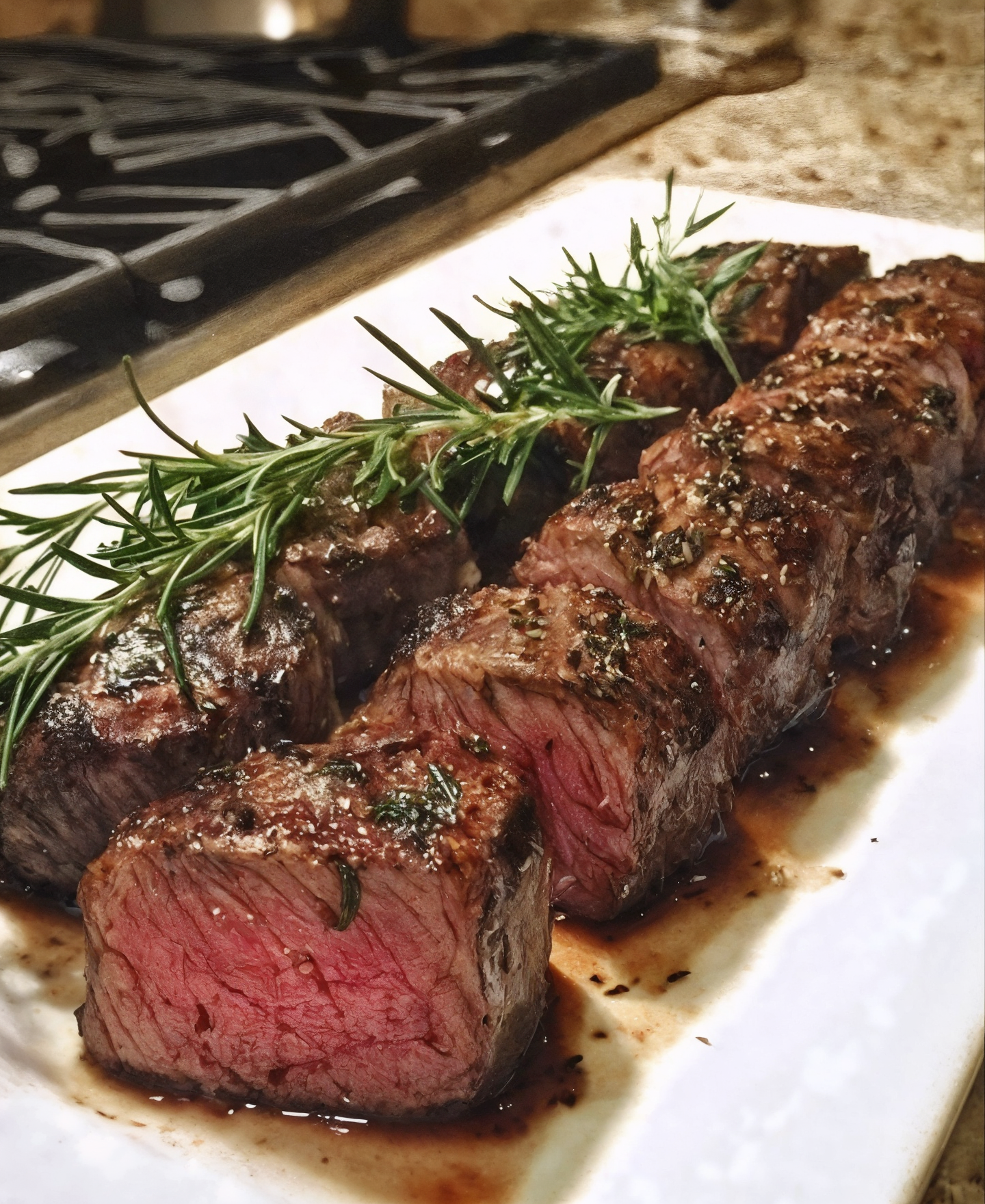 grilled beef steak