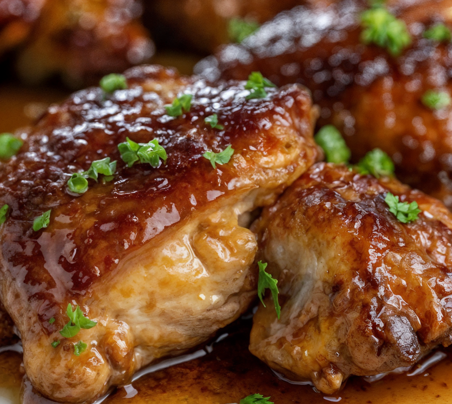 Brown Sugar Dijon Chicken Thighs
