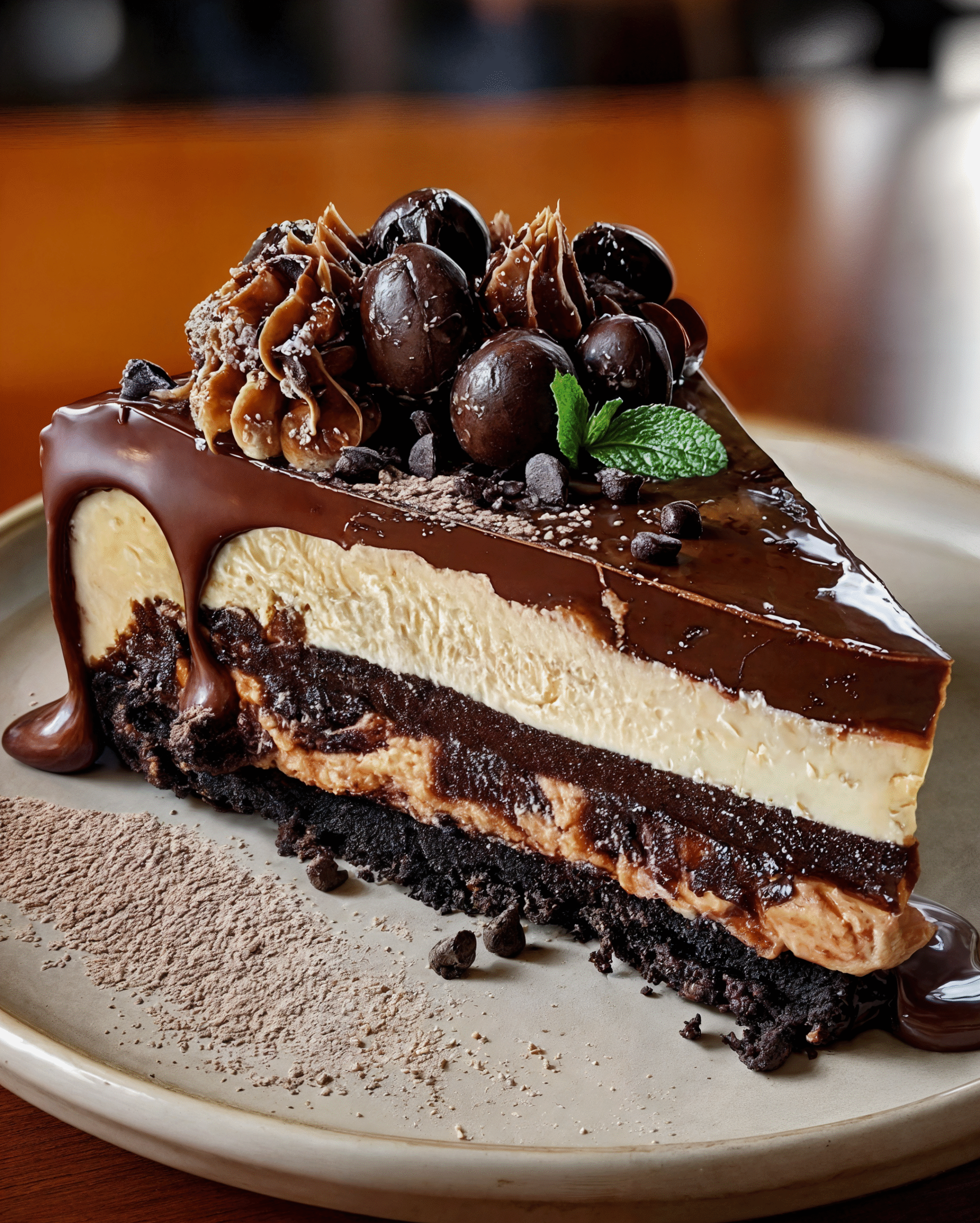 Triple Chocolate Cheesecake recipe