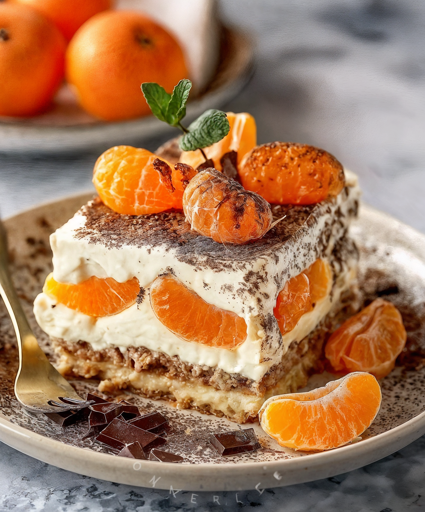 Mandarin and Chocolate Tiramisu Recipe