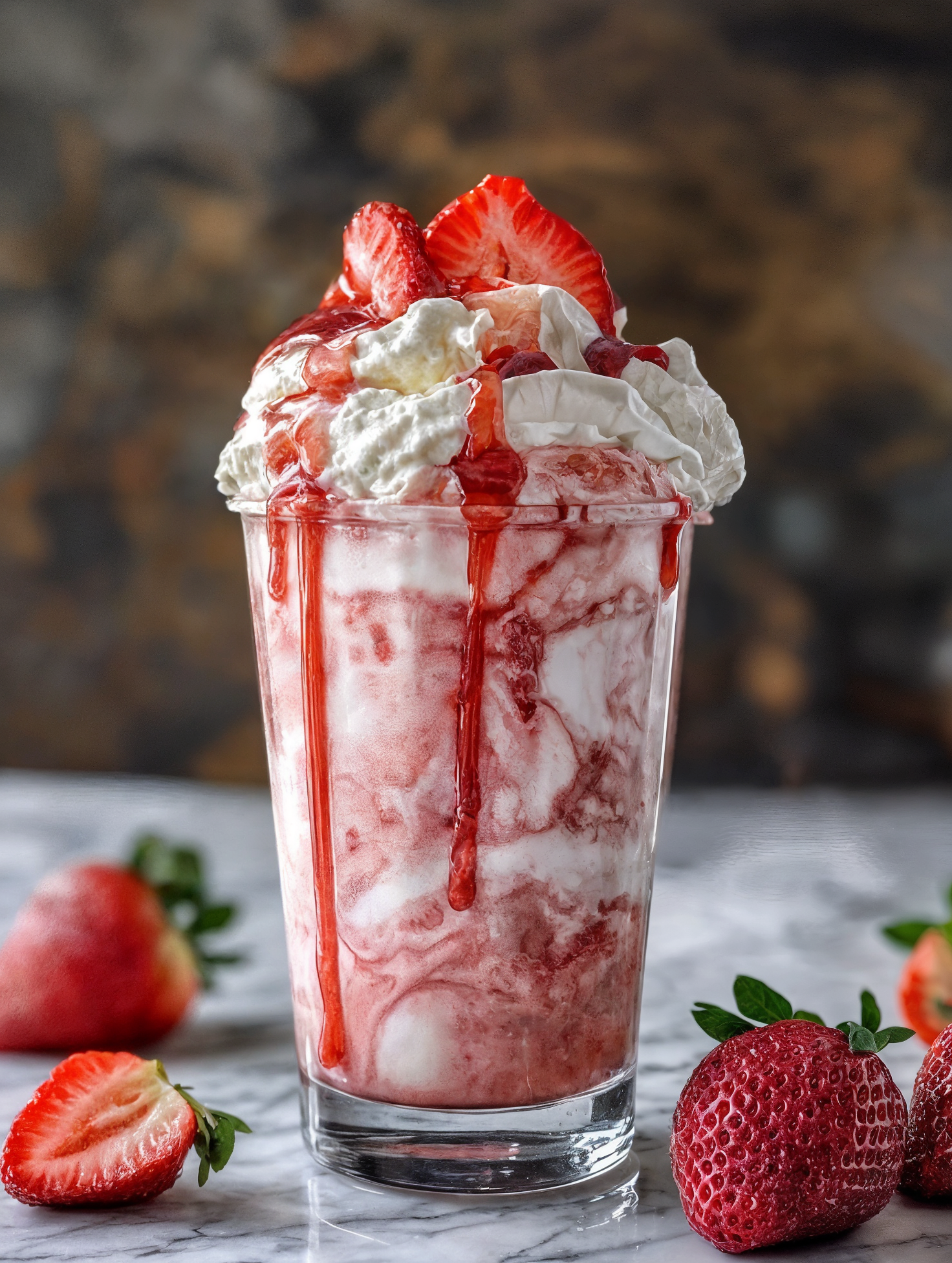 Strawberries & Cream Frappuccino recipe