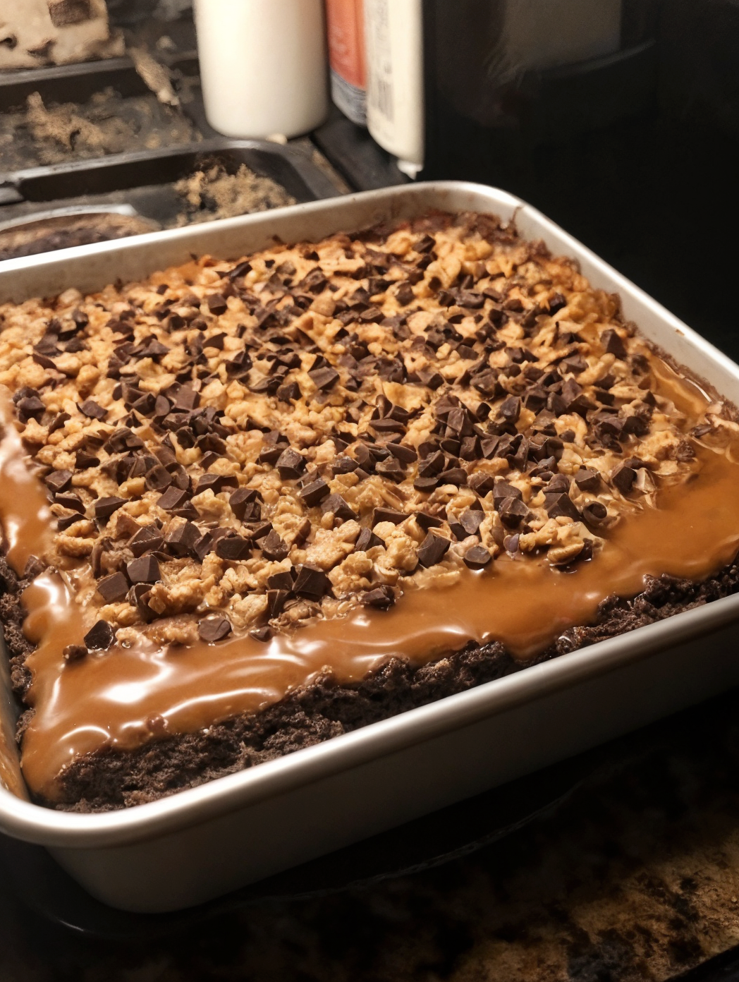 Irresistible Chocolate Toffee Caramel Bars