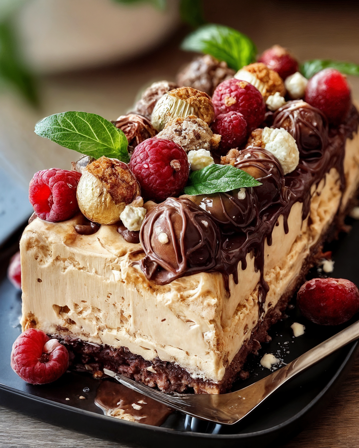 Ferrero Rocher Ice Cream Terrine A Luxury Dessert
