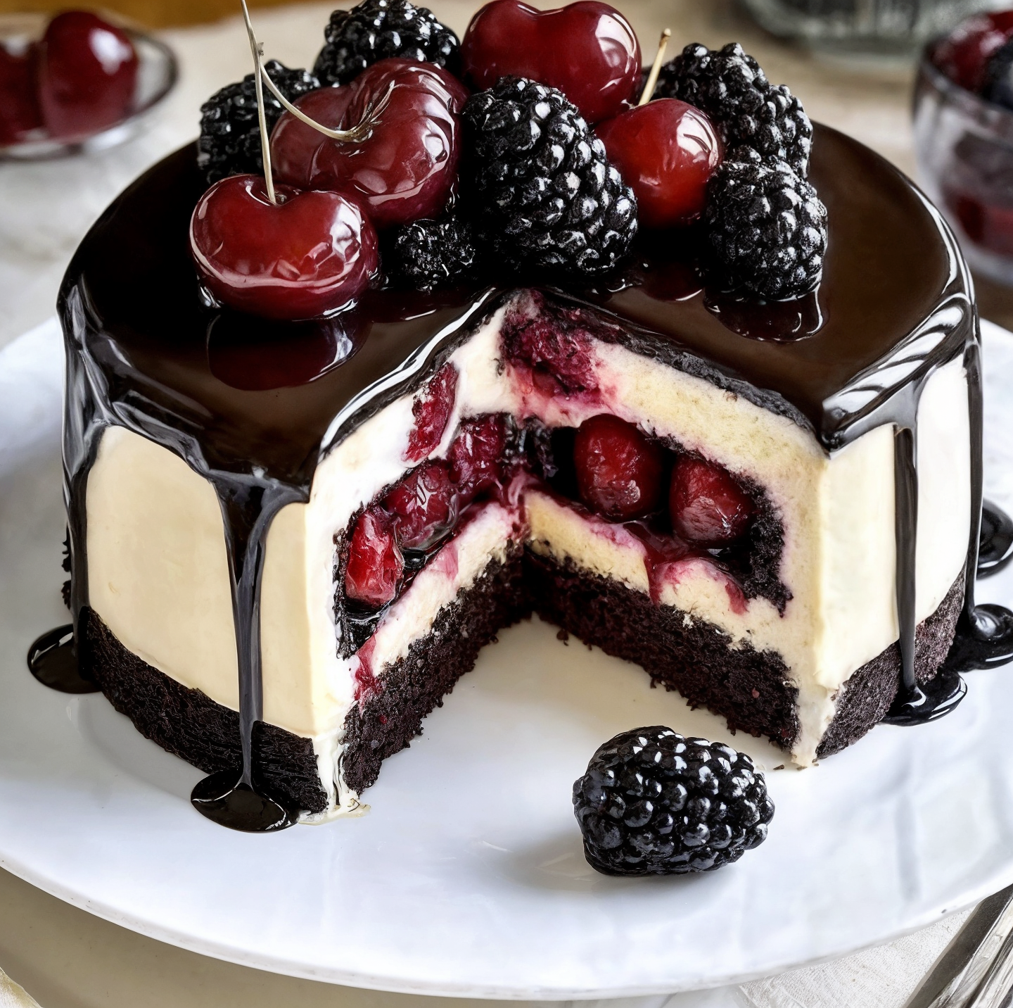 Black Forest Cheesecake Bliss recipe