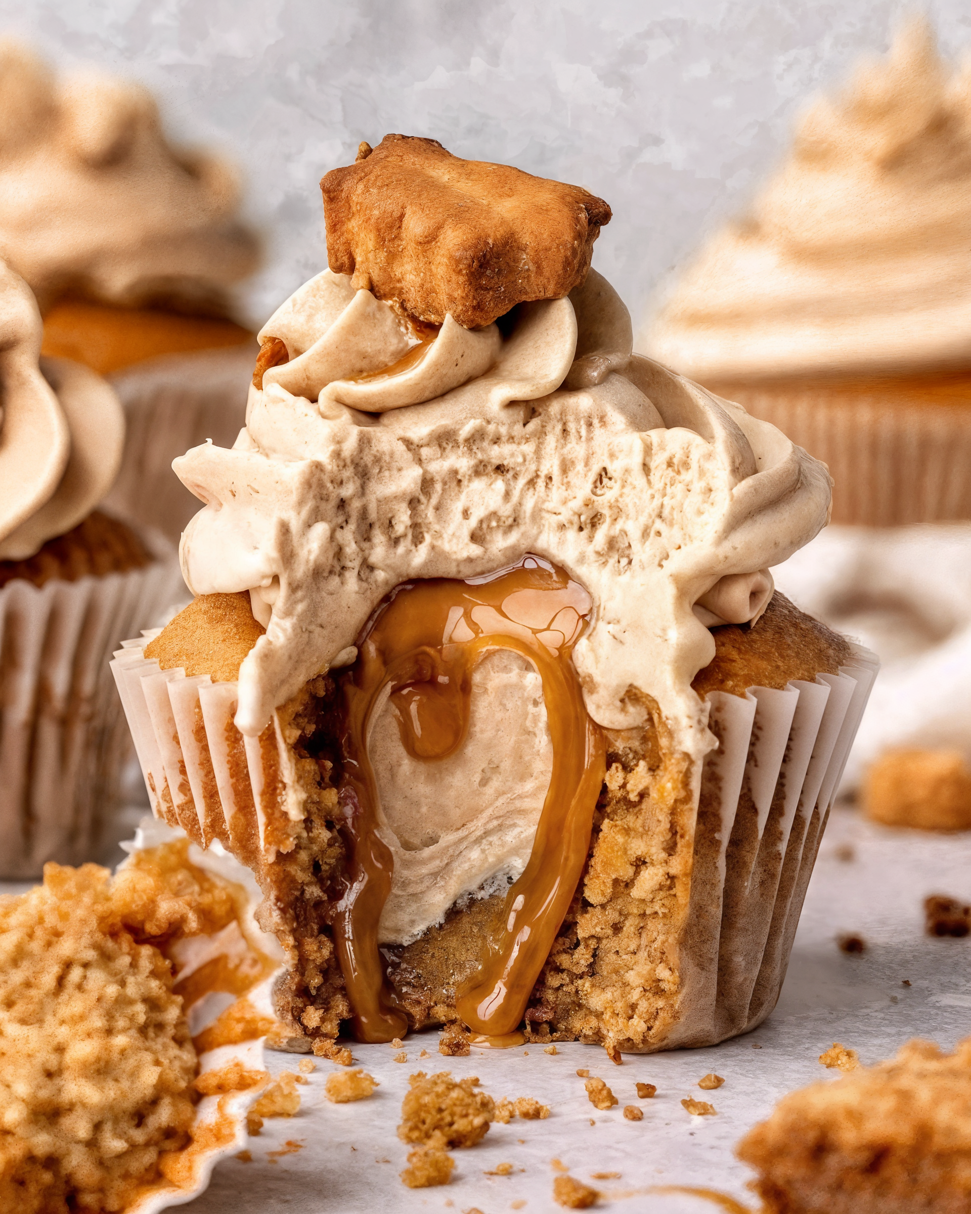 Biscoff Cupcakes with Biscoff Buttercream