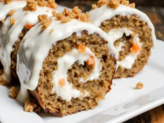 Carrot Cake Roll with Cream Cheese Frosting Filling