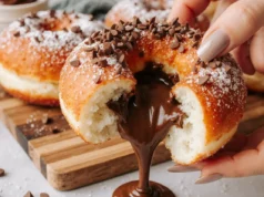 Chocolate-Filled Donuts recipe