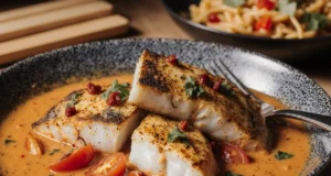 Red Snapper with Creamy Creole Sauce