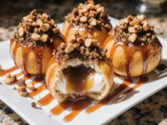 Gooey Apple Caramel Bombs
