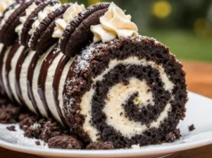 Oreo Cream Chocolate Roll recipe
