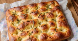 Herb Focaccia with Sea Salt