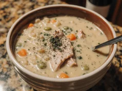 Creamy Chicken & Rice Soup recipe