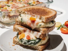 luffy Egg and Veggie Breakfast Sandwich Recipe
