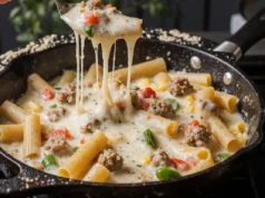 Creamy Beef Penne Pasta