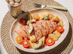 Salmon Mango Avocado Salad