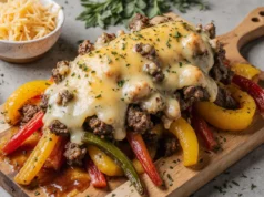 Cheese Steak Fajitas recipe