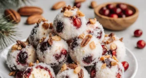 Mini Pineapple Cranberry Pecan Cheese Balls