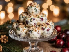 Christmas Cranberry Walnut Cheese Balls