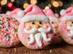 The most beautiful Santa Claus cakes for a pink Christmas