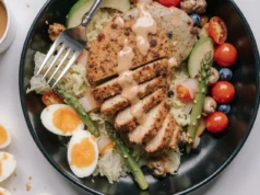 Grilled Chicken Salad with Eggs & Veggies