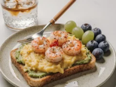 Shrimp Avocado Toast