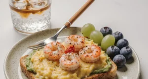 Shrimp Avocado Toast