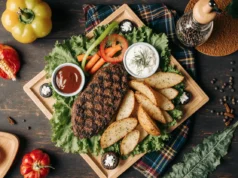 Ultimate Grilled Steak & Crispy Herb Potato Wedges