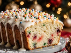 Christmas Funfetti Quick Bread