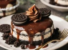 Oreo chocolate gelatin dessert