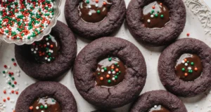Double Chocolate Thumbprint Cookies