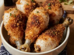 Oven-fried chicken thighs