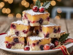 Christmas Cake Traybake recipe