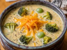 Cozy Broccoli Cheddar Soup |Comfort Food