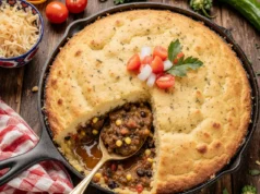 One-Skillet Cowboy Cornbread Comfort recipe