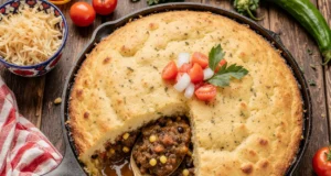 One-Skillet Cowboy Cornbread Comfort recipe