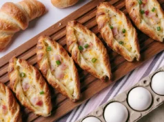 Easy Comfort Breakfast Food Egg-Stuffed Croissants