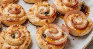 Easy Ham & Cheese Pinwheels – Simple Appetizer