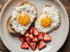 Creamy Avocado & Egg Easy Breakfast Plate