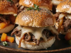 Cheesy Philly Sliders | Easy Dinner Favorite