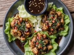 Sweet & Savory Teriyaki Chicken Lettuce Wraps